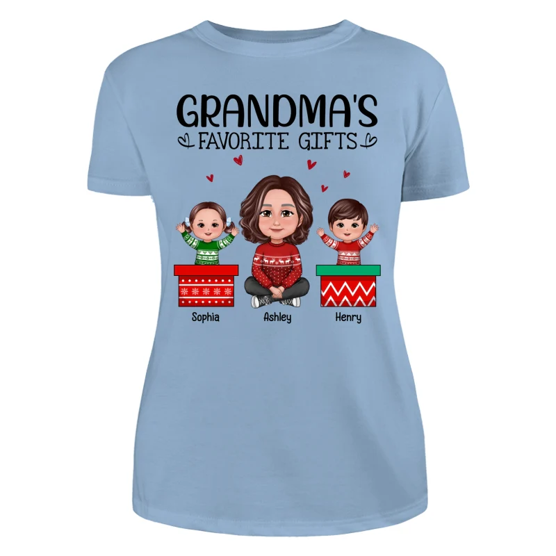 Grandma Favorite Gifts Happy Doll Kids In Personalized Shirt - Image 12