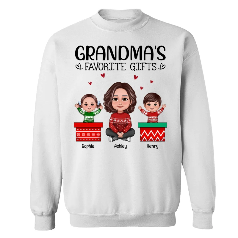 Grandma Favorite Gifts Happy Doll Kids In Personalized Shirt - Image 17
