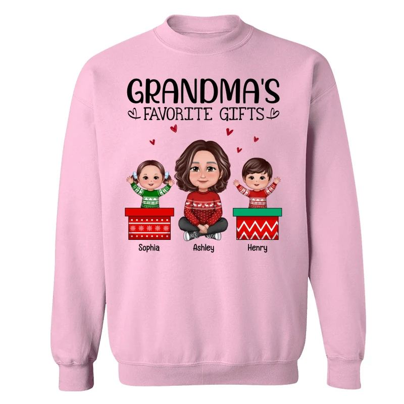 Grandma Favorite Gifts Happy Doll Kids In Personalized Shirt - Image 19