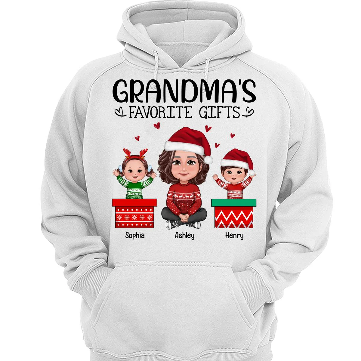 Grandma Favorite Gifts Happy Doll Kids In Personalized Shirt - Image 3