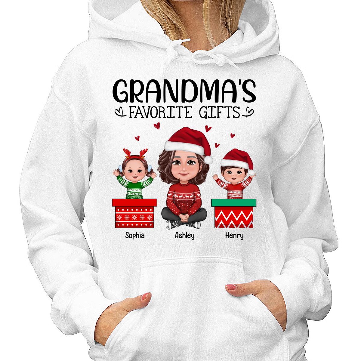 Grandma Favorite Gifts Happy Doll Kids In Personalized Shirt - Image 4