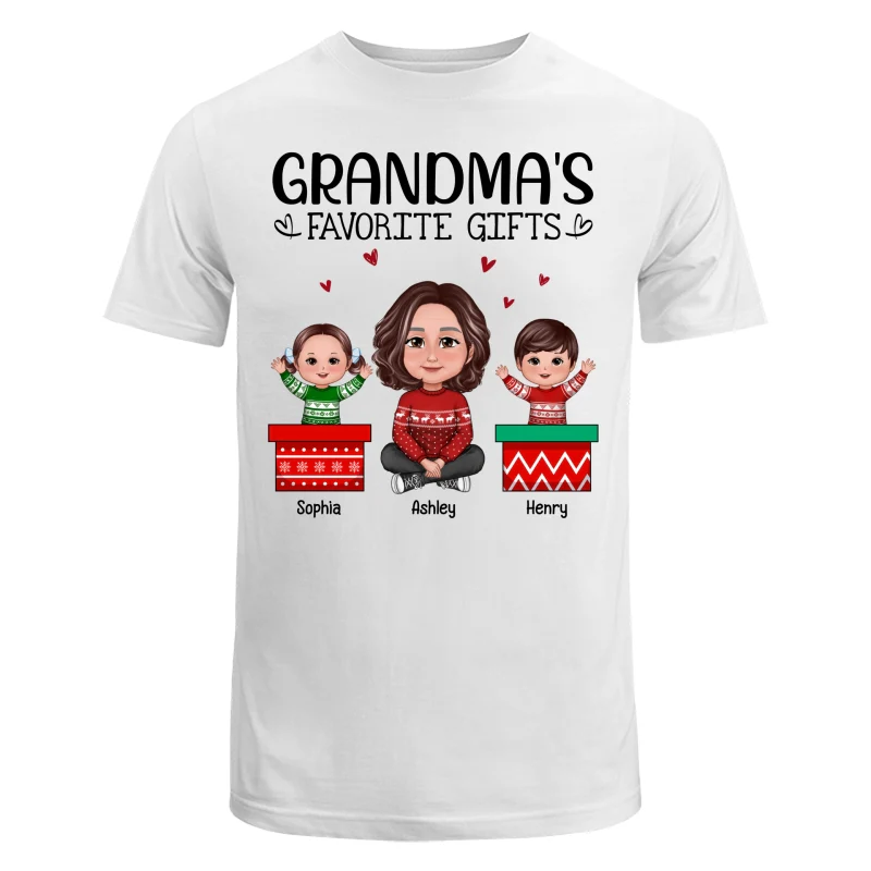 Grandma Favorite Gifts Happy Doll Kids In Personalized Shirt - Image 5