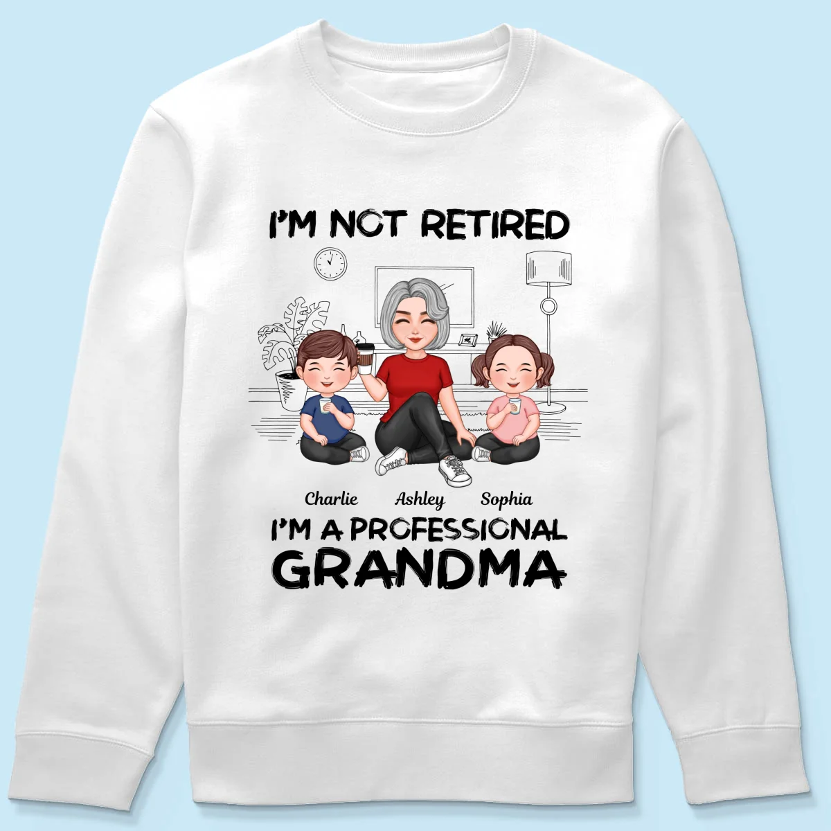 I'm Not Retired I'm A Professional Grandma Personalized Shirt, 2025 Mother's Day, Retirement Gift For Grandma - Image 20