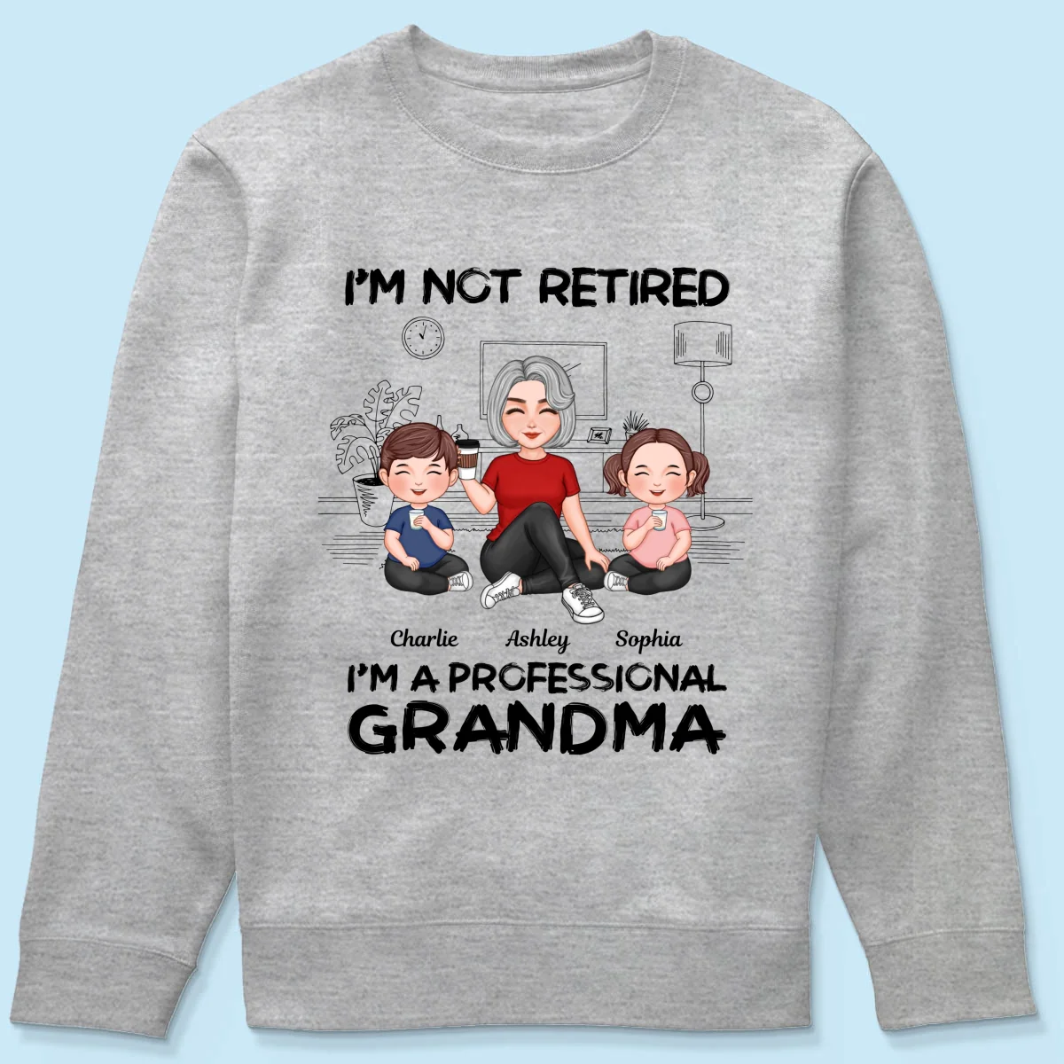 I'm Not Retired I'm A Professional Grandma Personalized Shirt, 2025 Mother's Day, Retirement Gift For Grandma - Image 21