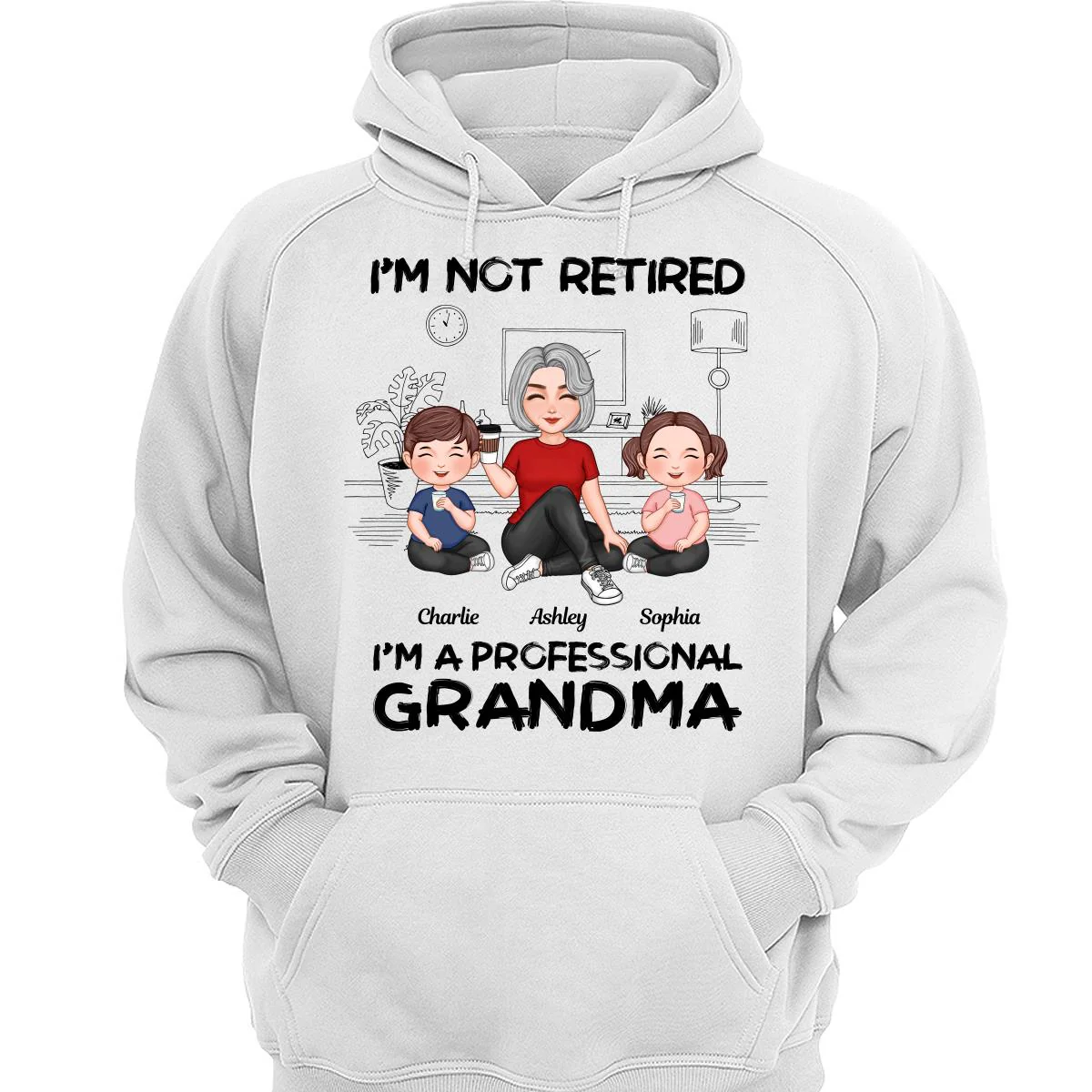 I'm Not Retired I'm A Professional Grandma Personalized Shirt, 2025 Mother's Day, Retirement Gift For Grandma - Image 4