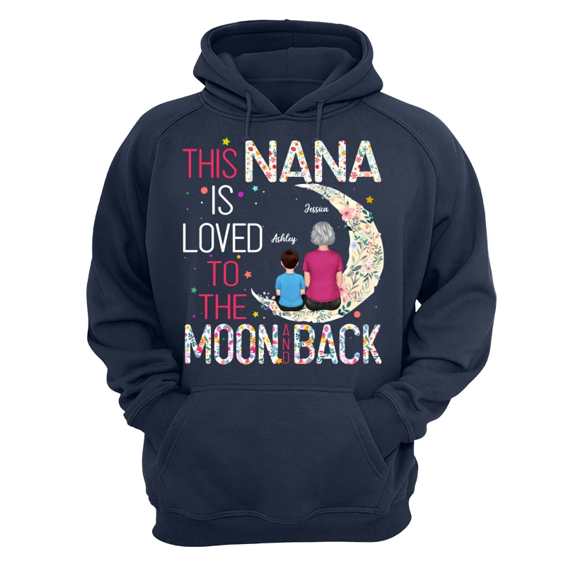 Grandma Is Loved To The Moon And Back Personalized Shirt - Image 12