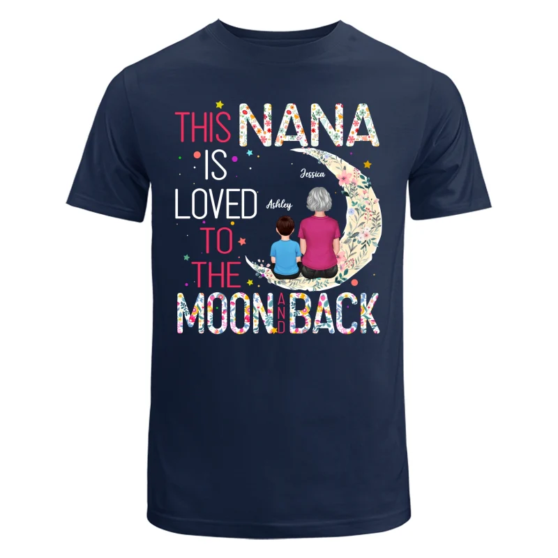 Grandma Is Loved To The Moon And Back Personalized Shirt - Image 6