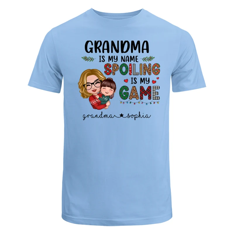 Grandma Is My Name Spoiling Is My Game Personalized Christmas Hoodie Sweatshirt - Image 8