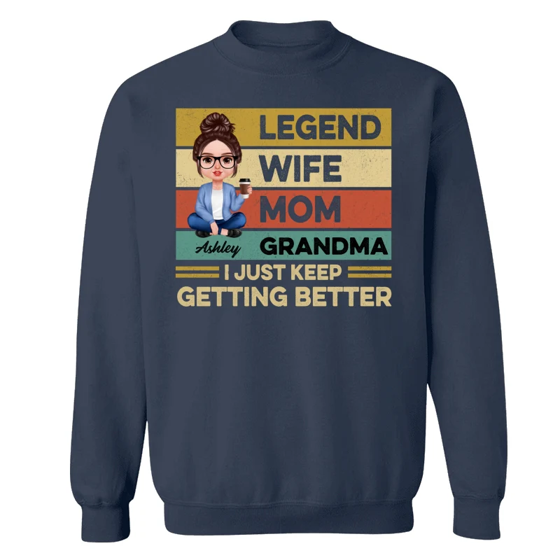 Grandma Just Keep Getting Better Realistic Doll Personalized Shirt - Image 15