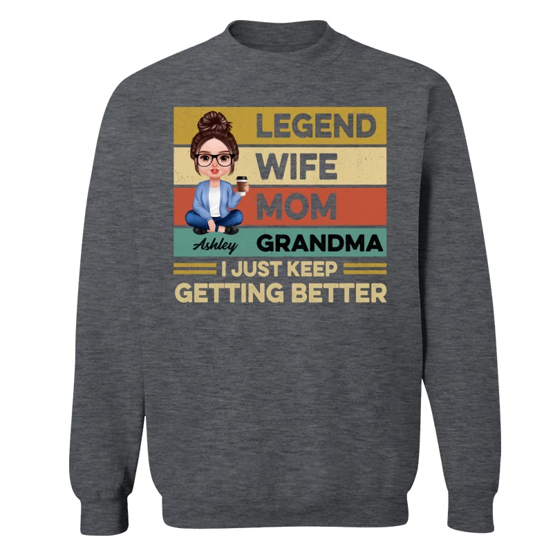 Grandma Just Keep Getting Better Realistic Doll Personalized Shirt - Image 16
