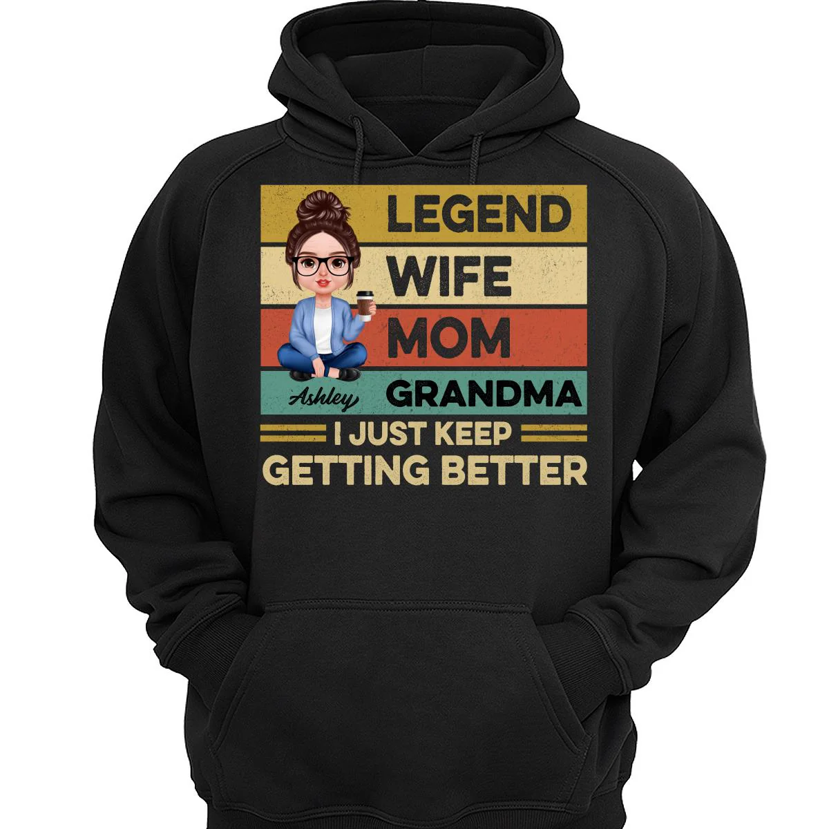 Grandma Just Keep Getting Better Realistic Doll Personalized Shirt - Image 3