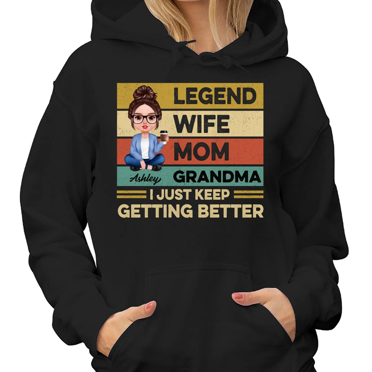 Grandma Just Keep Getting Better Realistic Doll Personalized Shirt - Image 4