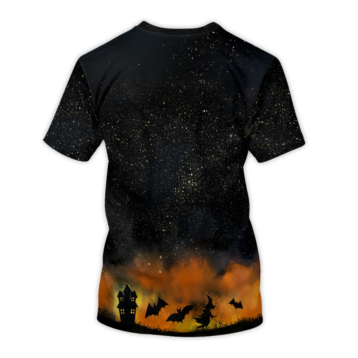 Grandma & Kids Witchy Ombre Tie-Dye Pattern Personalized Shirt Perfect Halloween Costume For Grandma - Image 5