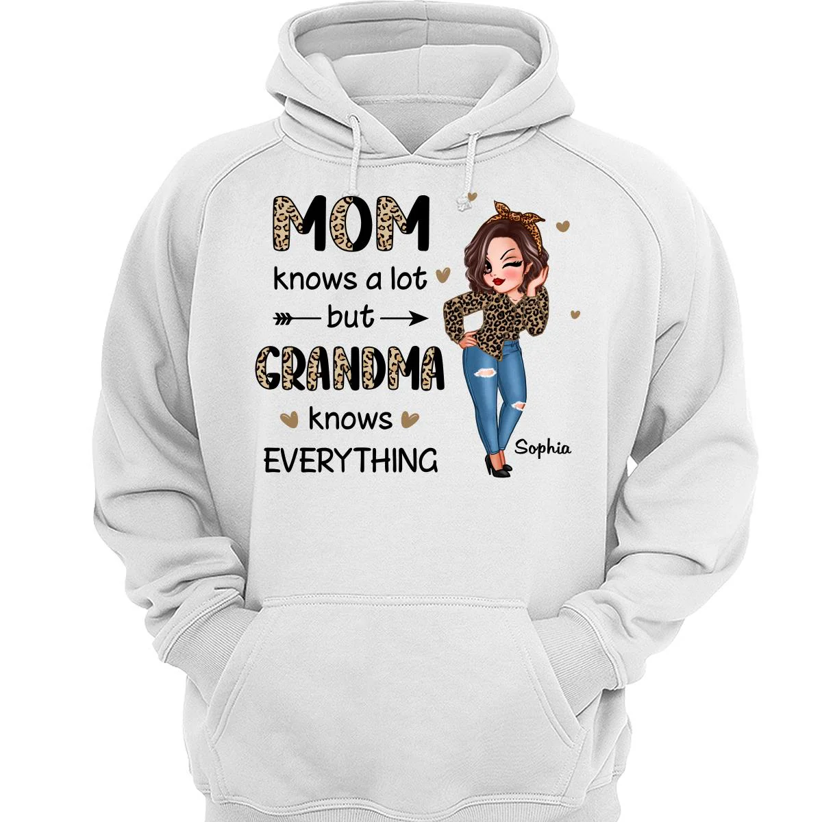 Grandma Knows Everything Personalized Shirt - Image 3