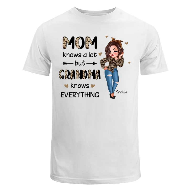 Grandma Knows Everything Personalized Shirt - Image 5