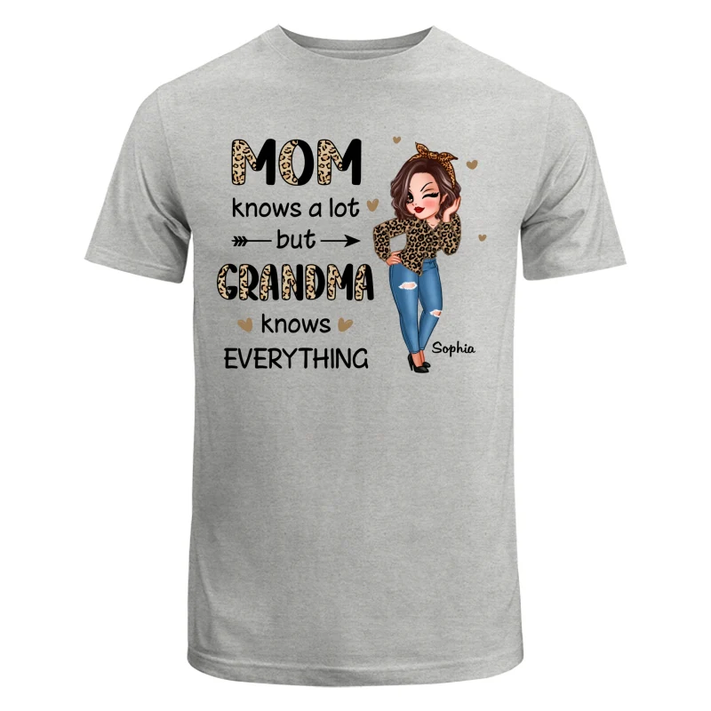 Grandma Knows Everything Personalized Shirt - Image 6