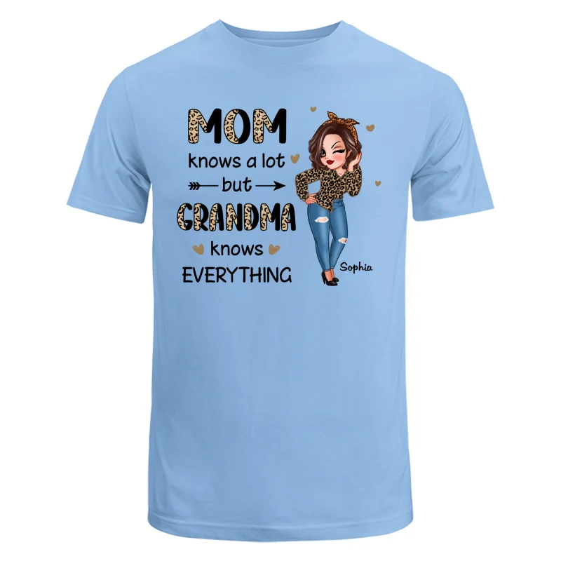 Grandma Knows Everything Personalized Shirt - Image 8