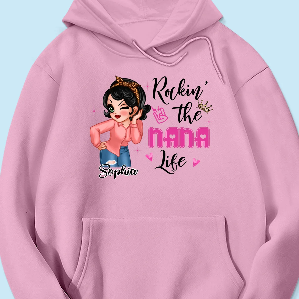 Grandma Life Sassy Girl Personalized Shirt - Image 17