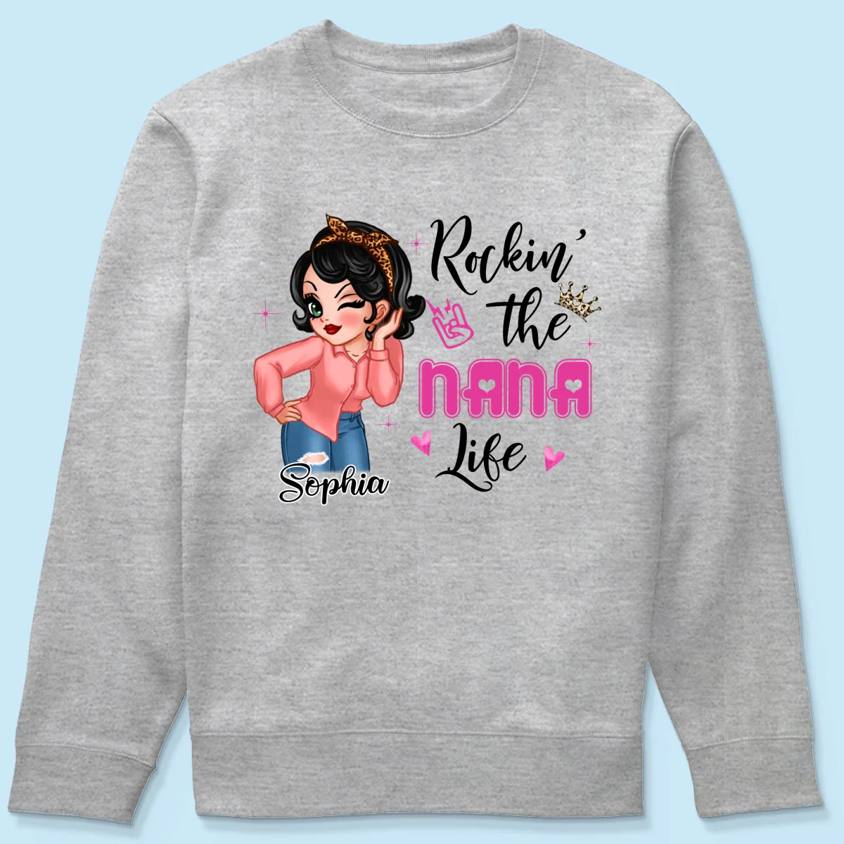 Grandma Life Sassy Girl Personalized Shirt - Image 20