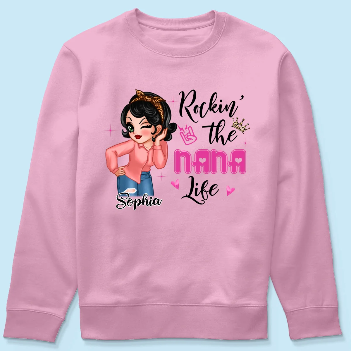Grandma Life Sassy Girl Personalized Shirt - Image 21