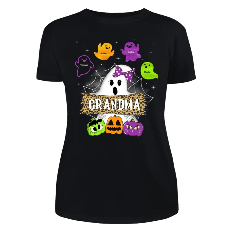 Grandma Mom Boo Crew Personalized Shirt - Image 10