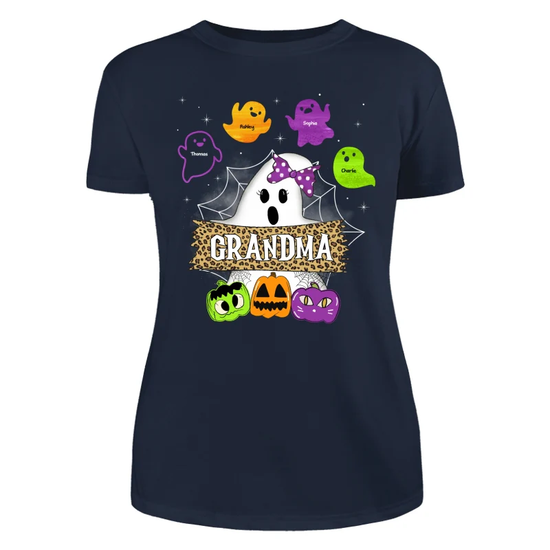 Grandma Mom Boo Crew Personalized Shirt - Image 11