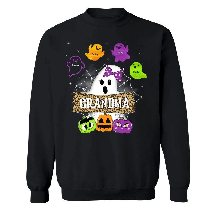 Grandma Mom Boo Crew Personalized Shirt - Image 16