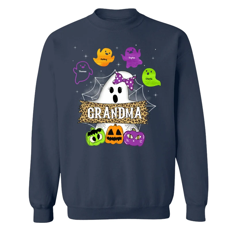 Grandma Mom Boo Crew Personalized Shirt - Image 17