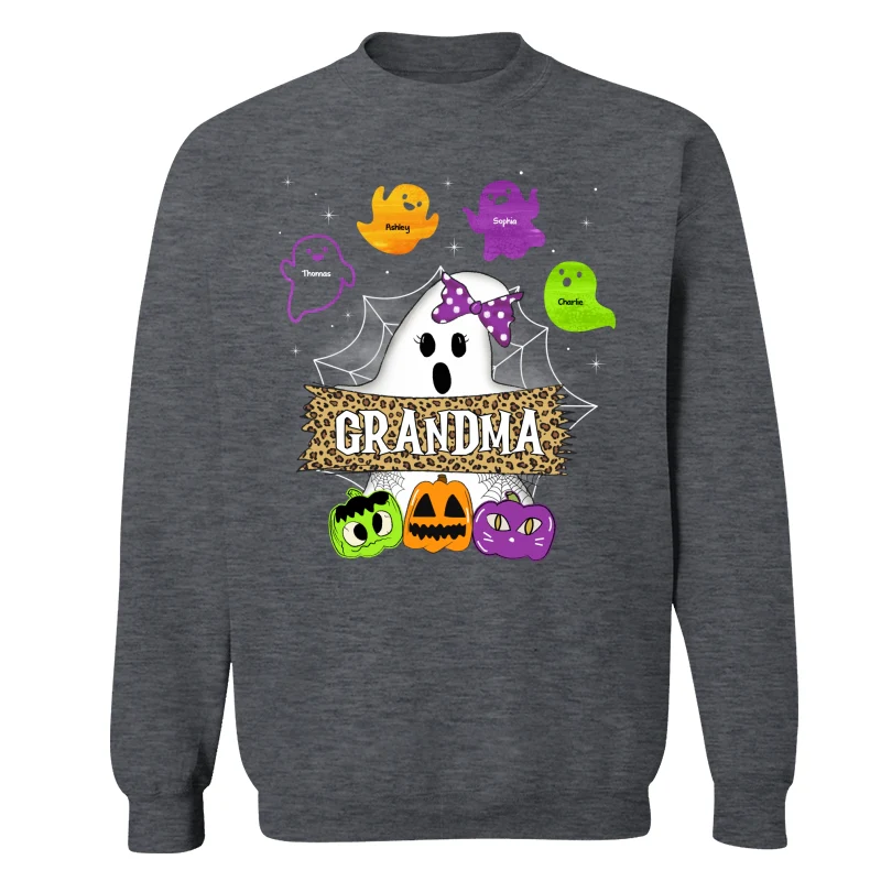 Grandma Mom Boo Crew Personalized Shirt - Image 18