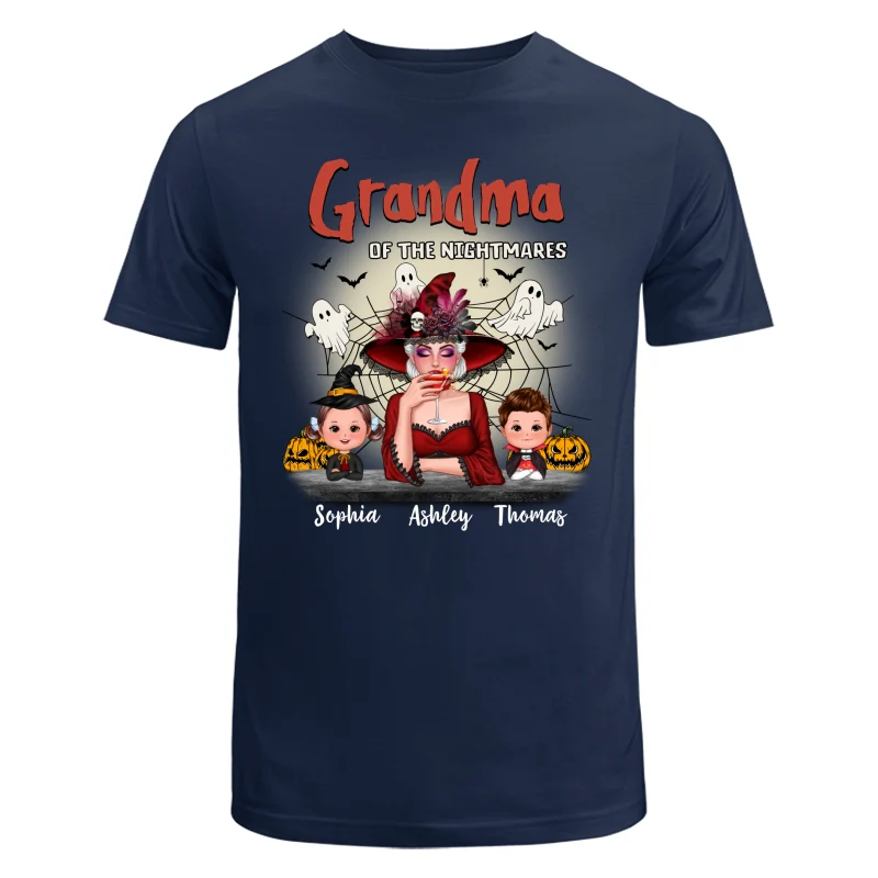 Grandma Mom Of Nightmare Woman And Kids Personalized Halloween Shirt - Image 6