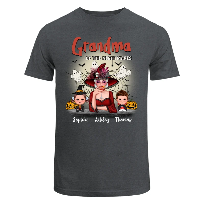 Grandma Mom Of Nightmare Woman And Kids Personalized Halloween Shirt - Image 7