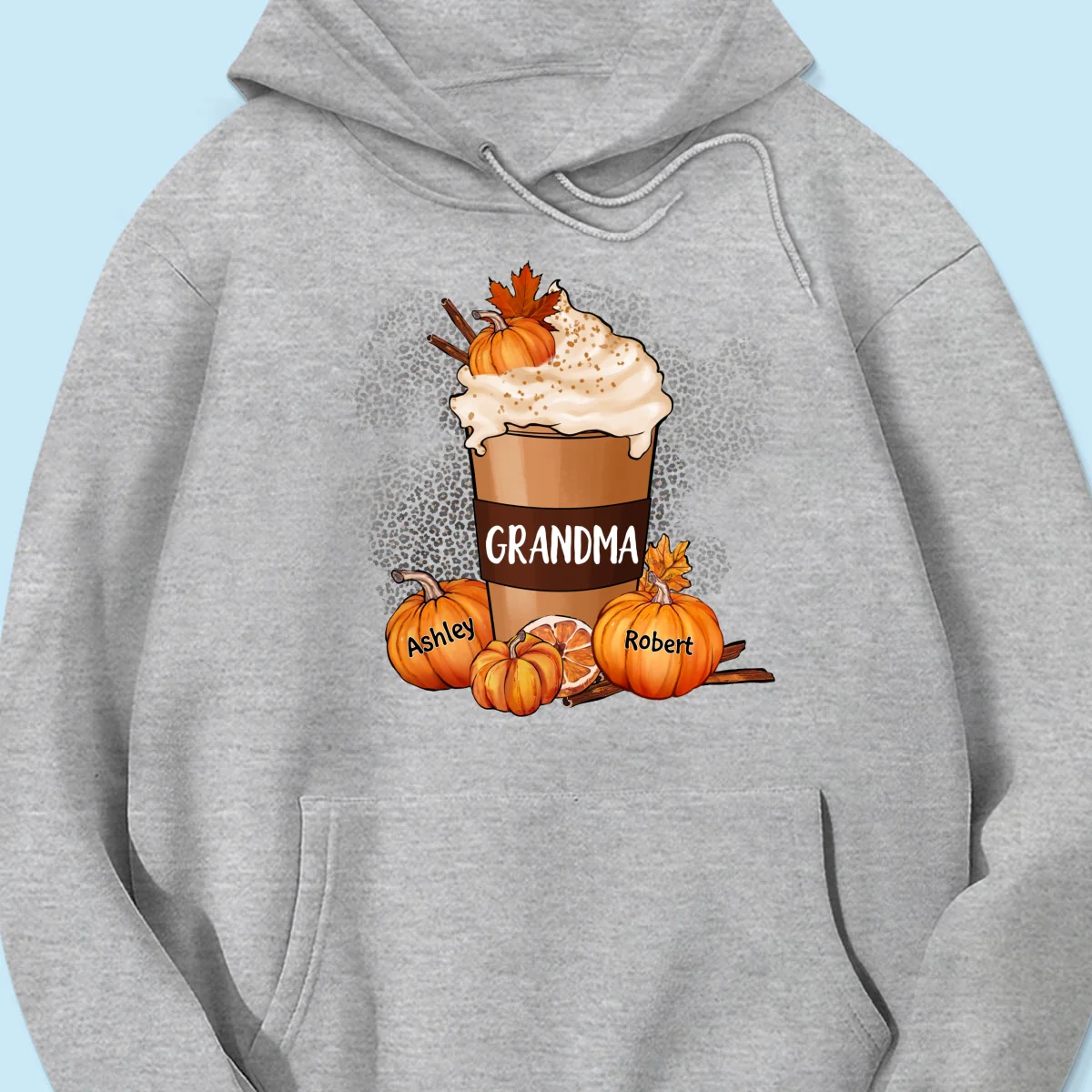 Grandma Pumpkin Spice Latte Personalized Shirt - Image 18