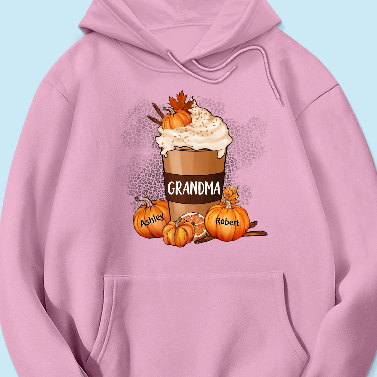 Grandma Pumpkin Spice Latte Personalized Shirt - Image 20