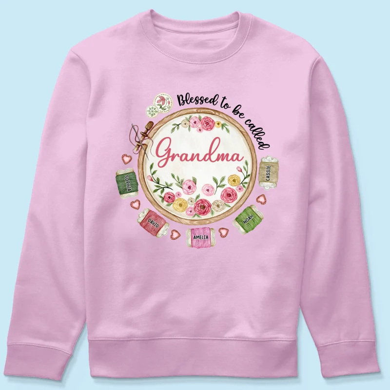 Grandma Mom Sewing Knitting Quilting Personalized Shirt, Mother's Day gift for Mom, for Grandma - Image 23
