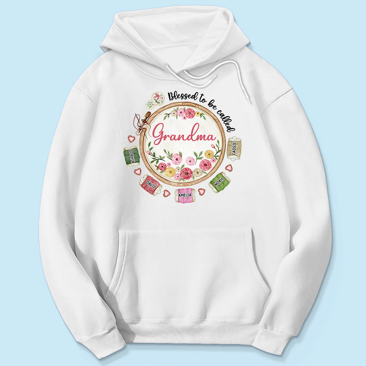 Grandma Mom Sewing Knitting Quilting Personalized Shirt, Mother's Day gift for Mom, for Grandma - Image 7