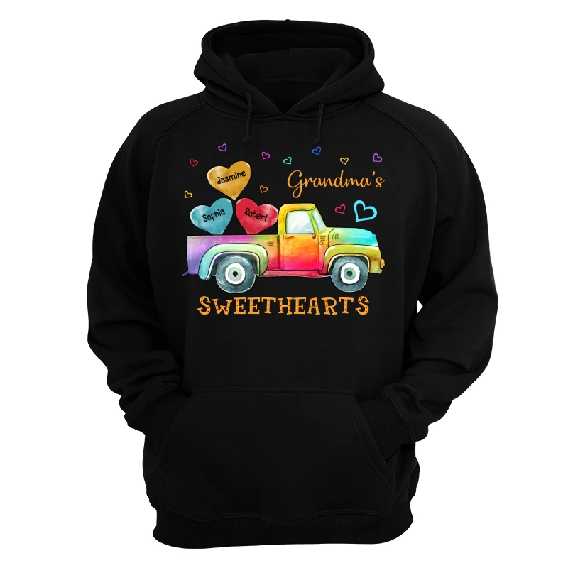 Grandma Mom Sweethearts Colorful Truck Personalized Shirt - Image 11