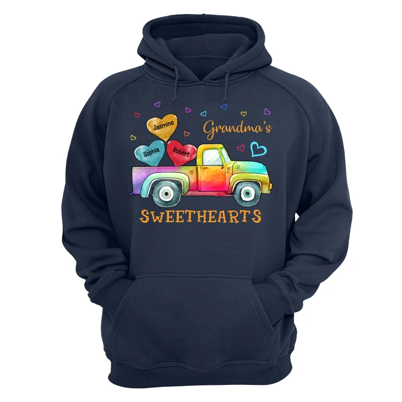 Grandma Mom Sweethearts Colorful Truck Personalized Shirt - Image 12