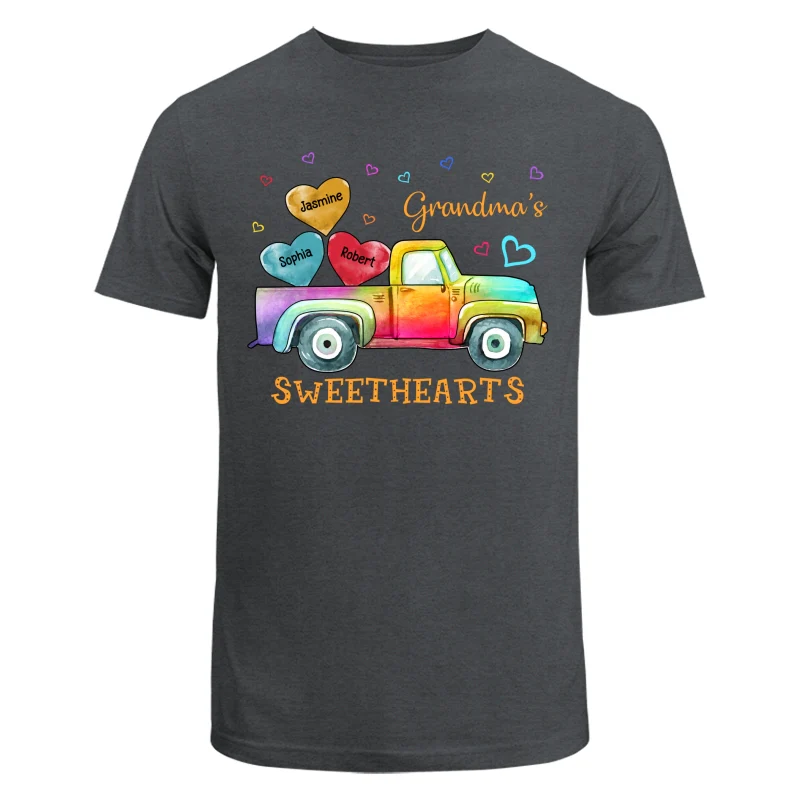 Grandma Mom Sweethearts Colorful Truck Personalized Shirt - Image 7