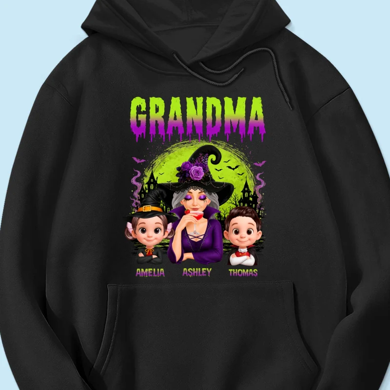 Grandma Mom Witch Halloween - Personalized Shirt - Trendy Halloween Gift for Her - Image 22