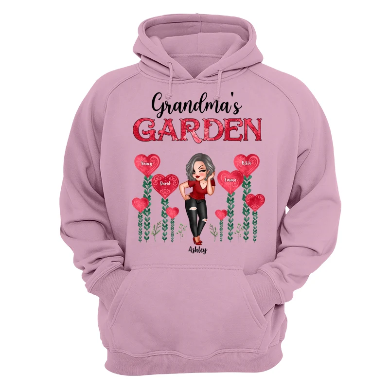 Grandma‘s Heart Garden Pretty Women Personalized Shirt - Image 15