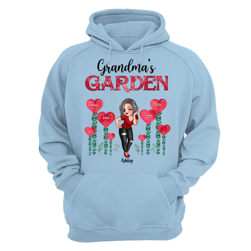 Grandma‘s Heart Garden Pretty Women Personalized Shirt - Image 16