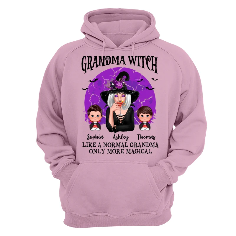 Grandma Witch Full Moon Halloween Personalized Shirt - Image 15