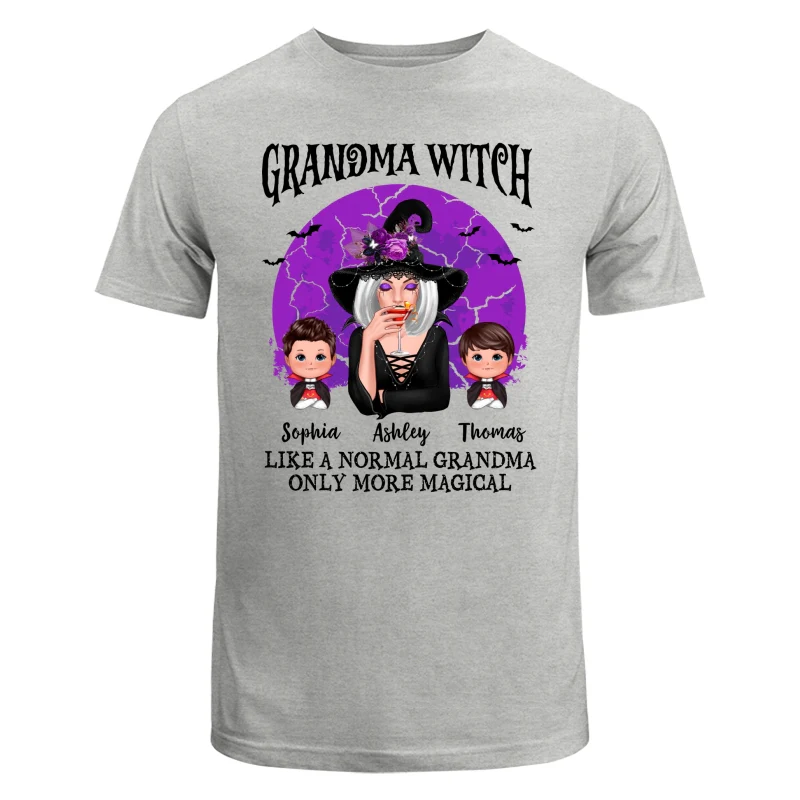 Grandma Witch Full Moon Halloween Personalized Shirt - Image 6