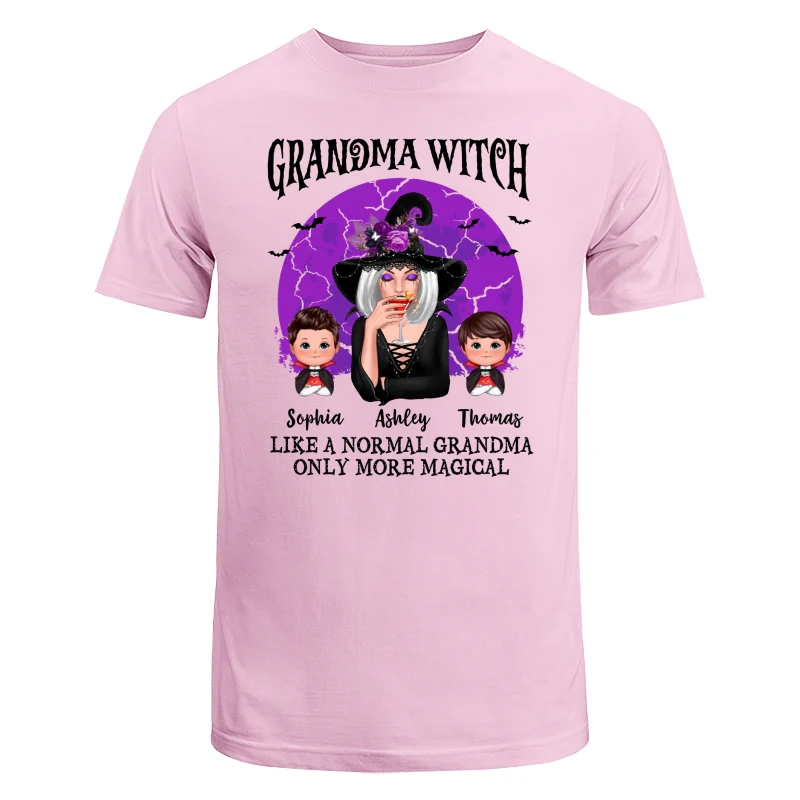 Grandma Witch Full Moon Halloween Personalized Shirt - Image 7