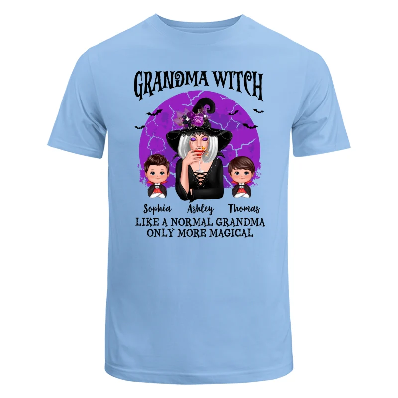 Grandma Witch Full Moon Halloween Personalized Shirt - Image 8