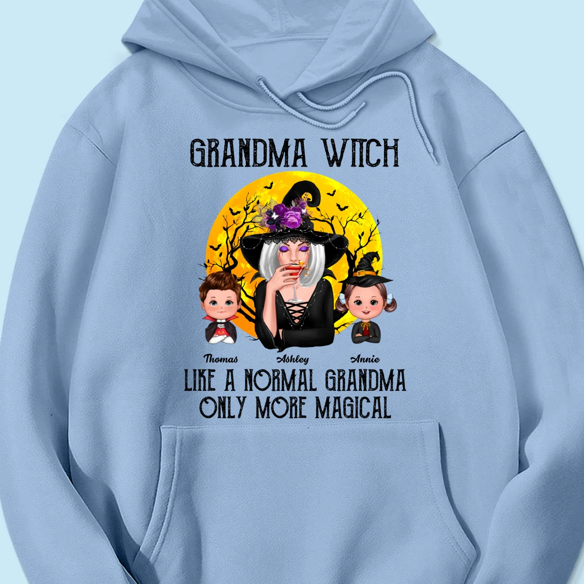Grandma Witch Like Normal Grandma More Magical Halloween Personalized Shirt - Image 18