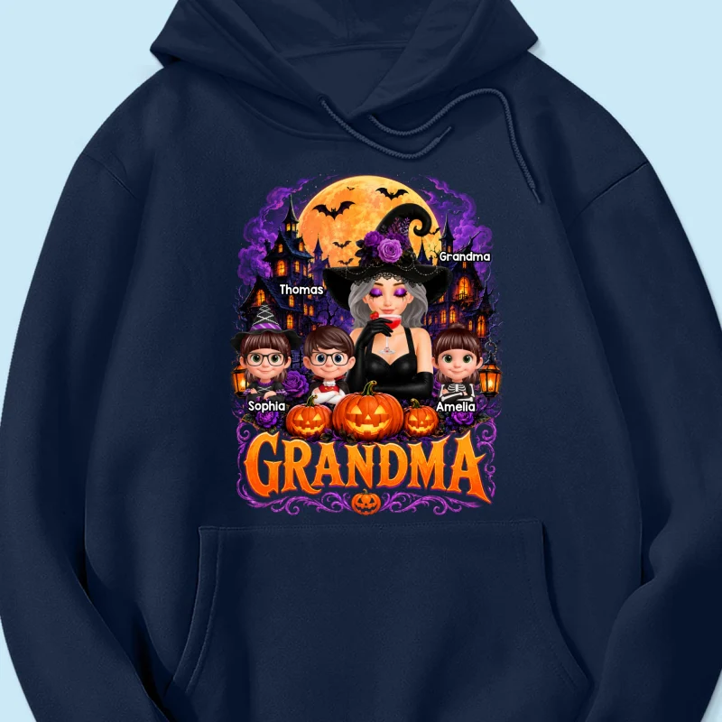 Grandma Witch Magical - Personalized Shirt - Trendy Halloween Tee for Grandma - Image 23