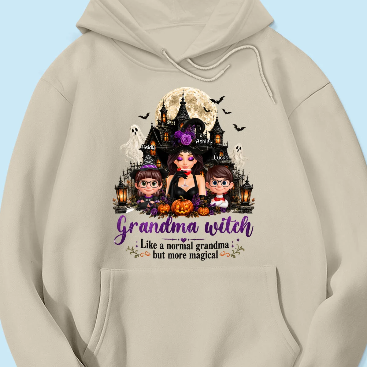 Grandma Witch More Magical - Personalized Shirt - Trendy Halloween Tee for Grandma - Image 28