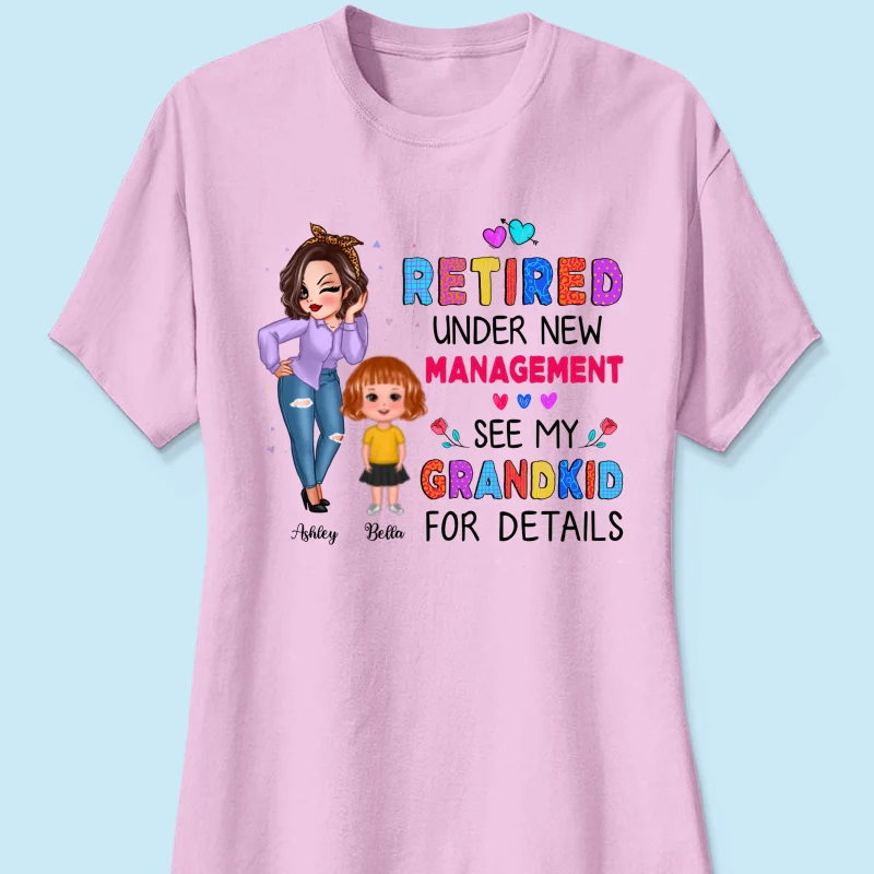 Grandma Retired Under New Management Personalized Shirt - Image 11