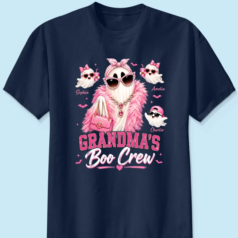 Grandma's Boo Crew Glam Ghost - Personalized Shirt - Halloween Gift for Grandma, Summerween - Image 11